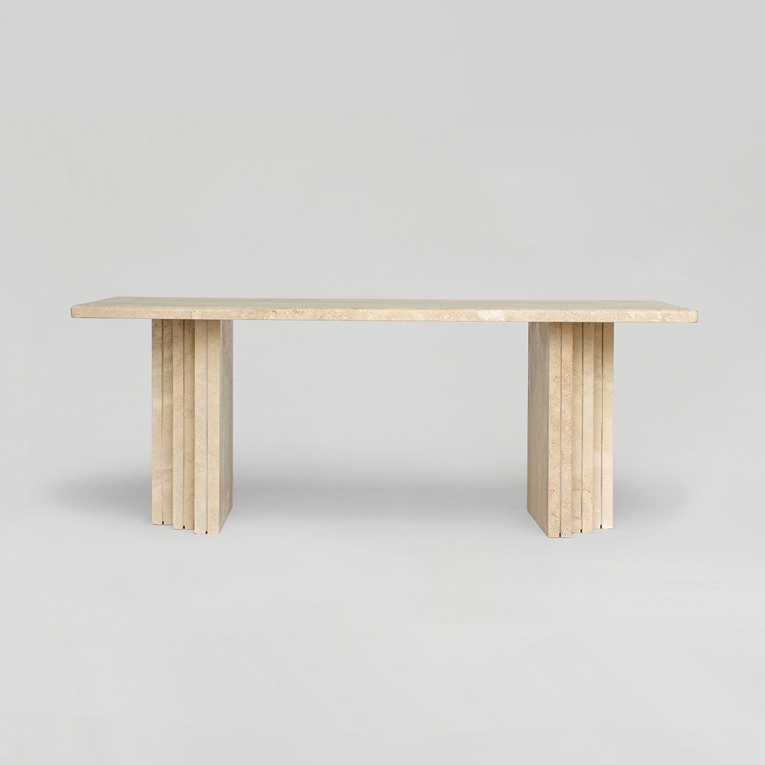 TRAVERTINE COFFEE TABLE 'MASA'