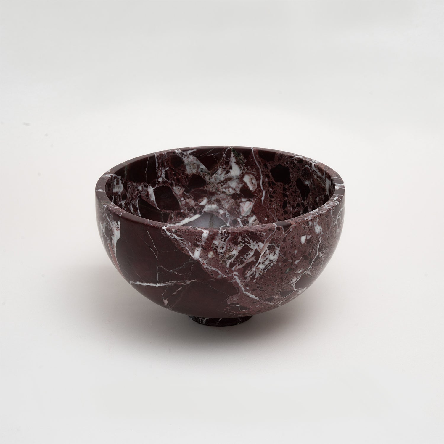 ROSSO LEVANTO MARBLE FRUIT BOWL