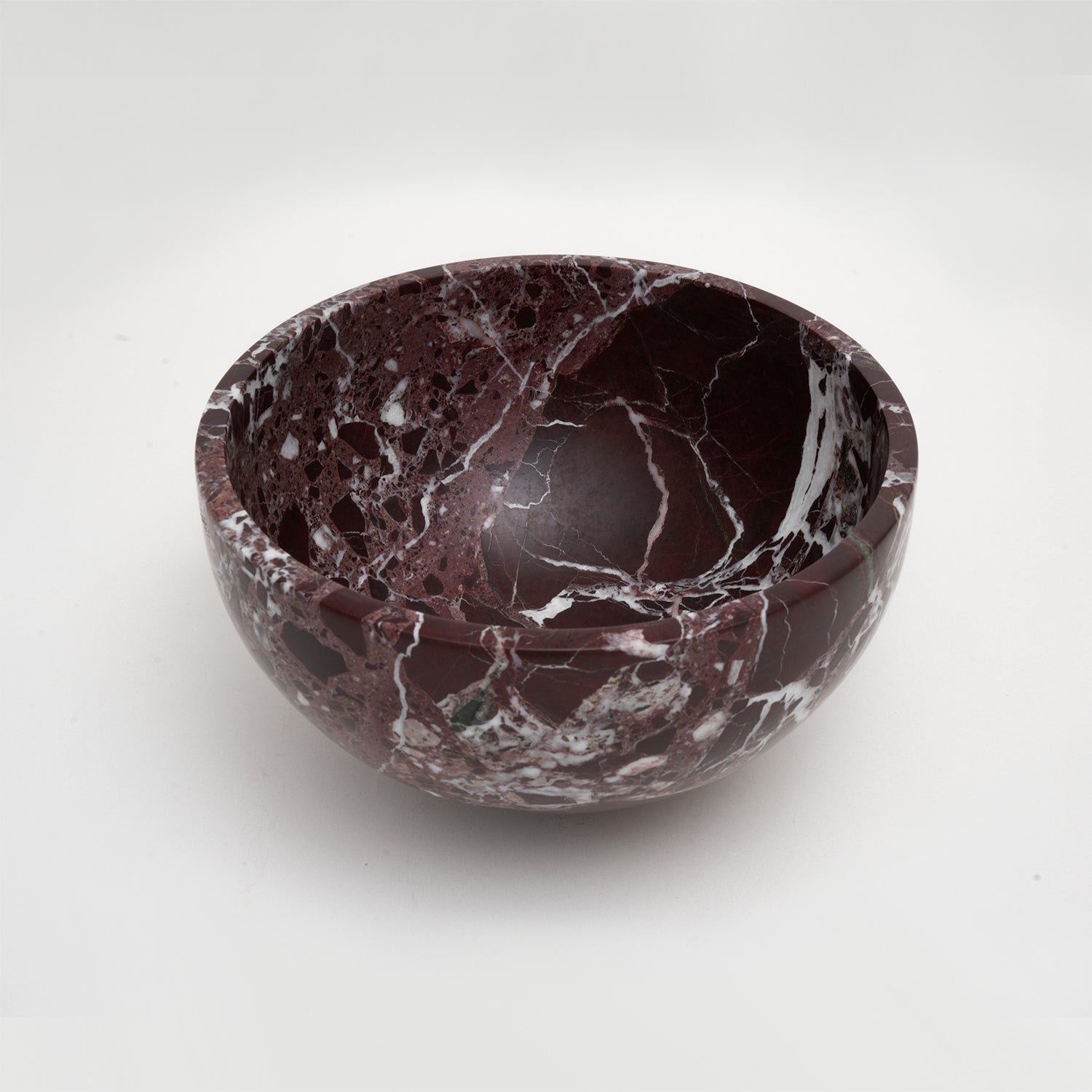 ROSSO LEVANTO MARBLE FRUIT BOWL