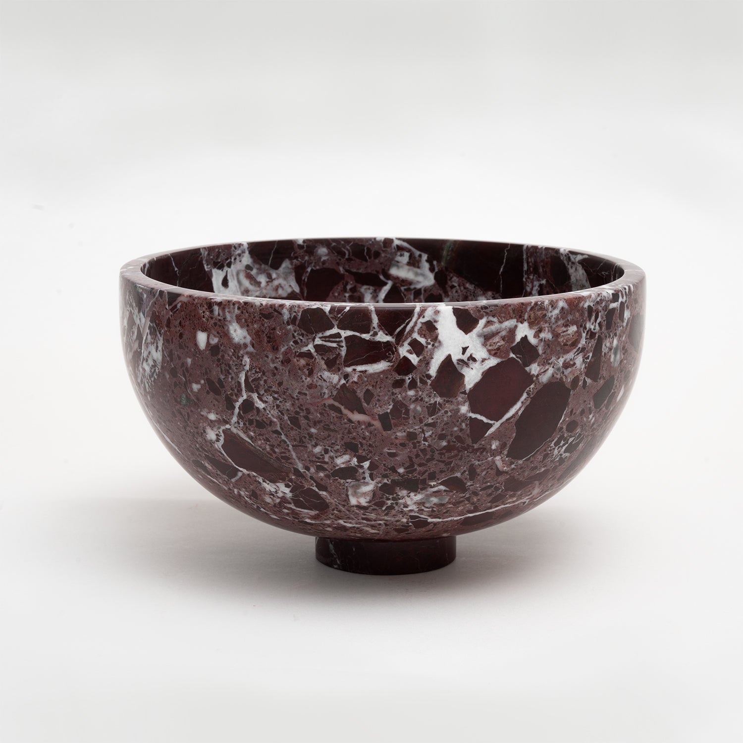 ROSSO LEVANTO MARBLE FRUIT BOWL