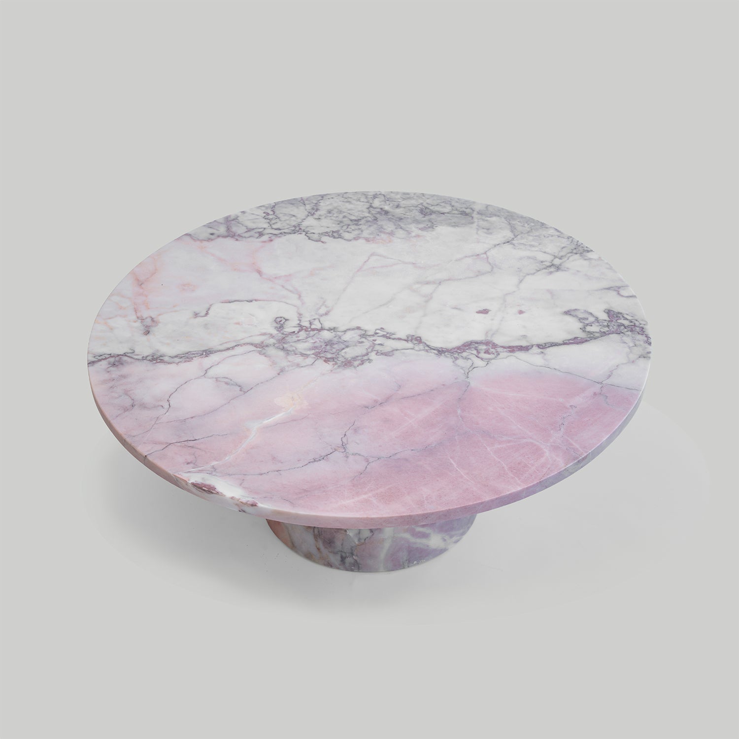 PINK MARBLE CONE COFEE TABLE | one-of-a-kind