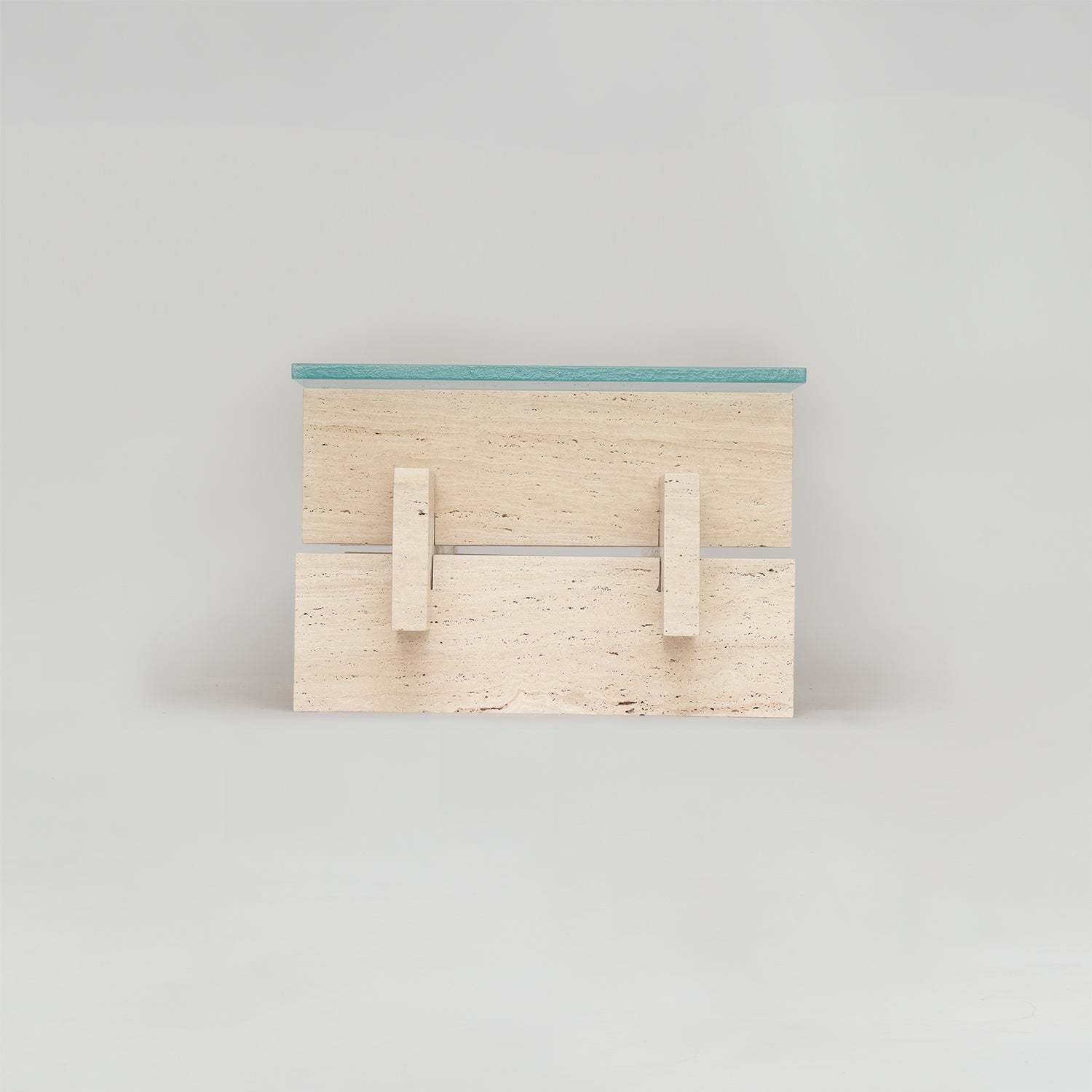 TRAVERTINE COFFEE TABLE 'BERLIN'