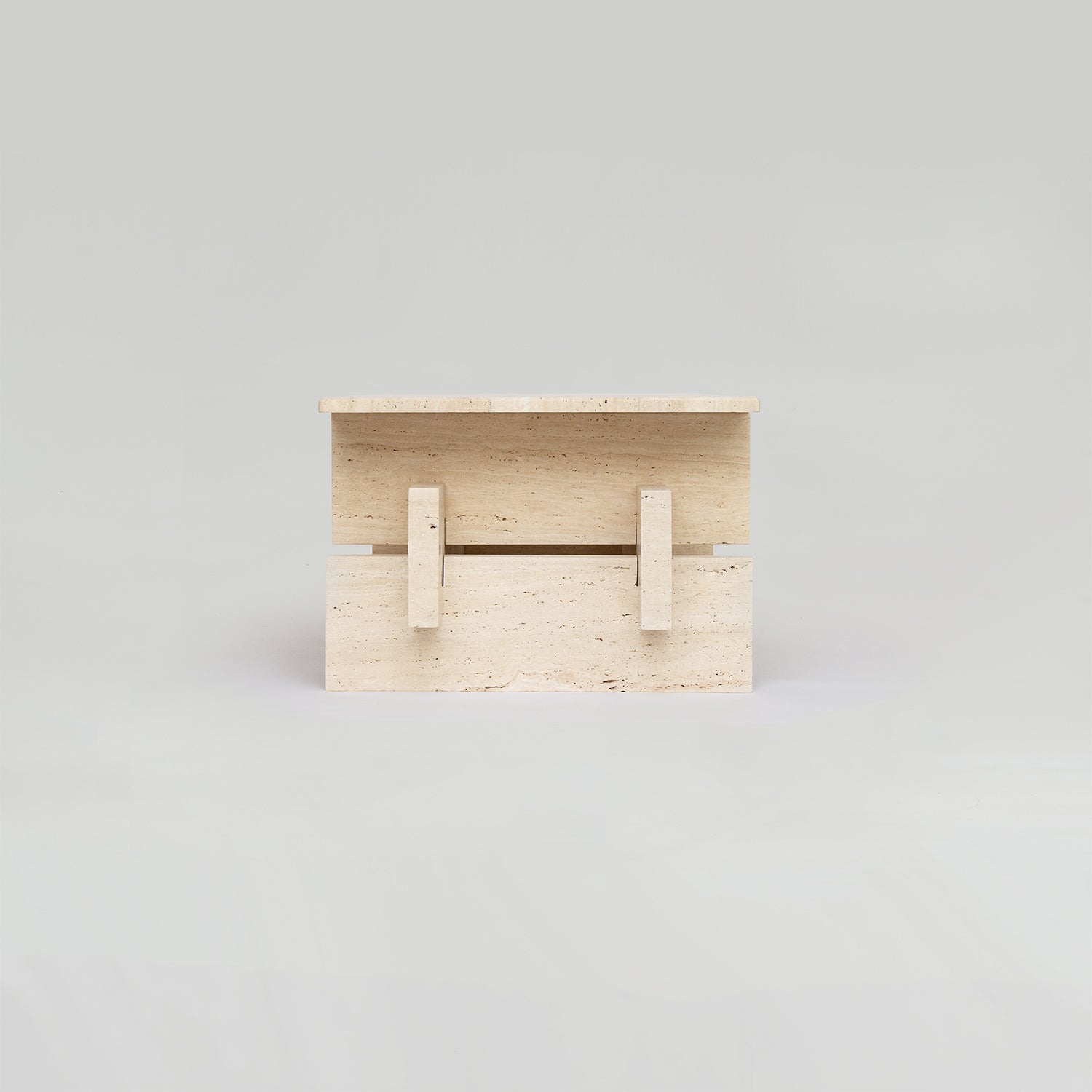 TRAVERTINE COFFEE TABLE 'BERLIN'