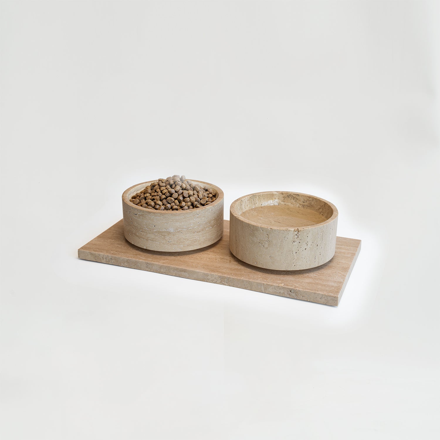TRAVERTINE PET BOWL XL | Limited Edition