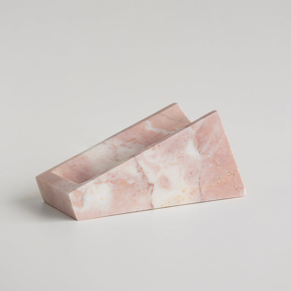 Marble wine holder with onyx stone base for bottle display