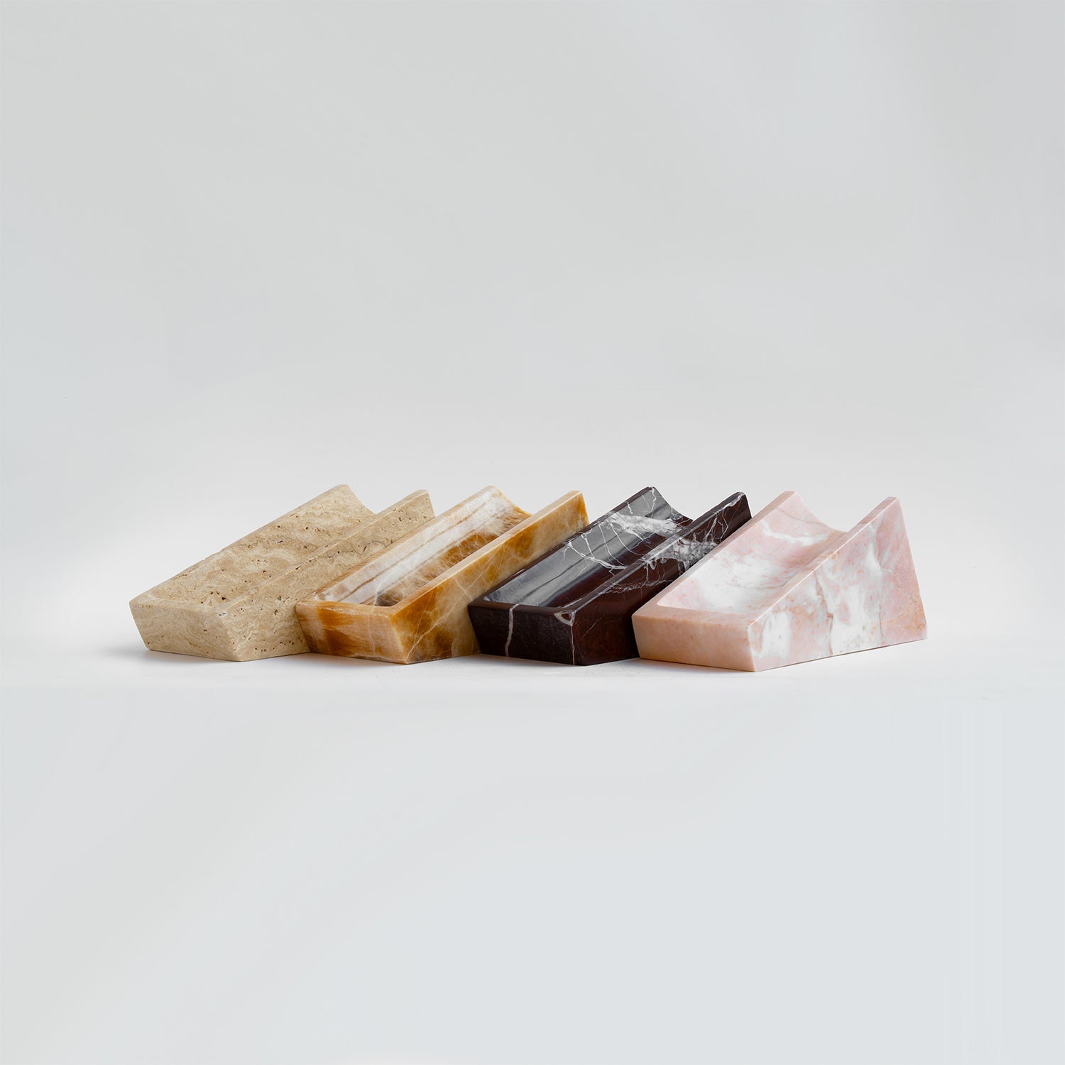 Rosso Levanto marble wine stand on kitchen counter