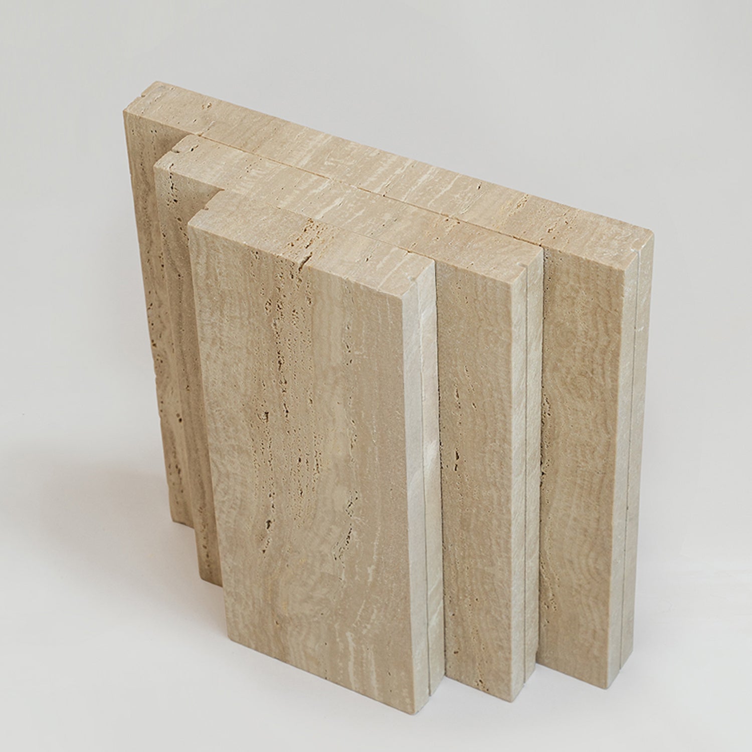 TRAVERTINE COFFEE TABLE 'MASA'