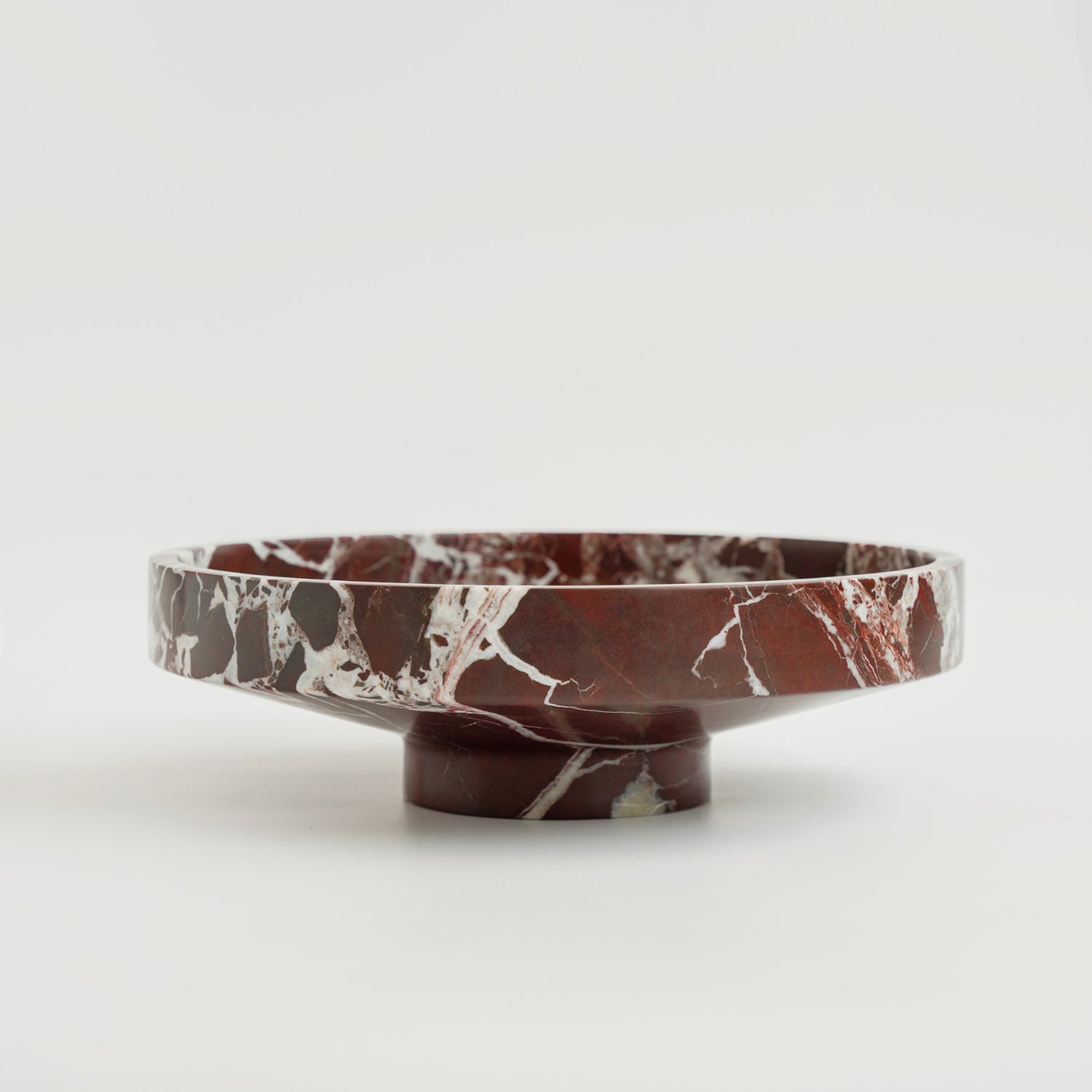 ROSSO LEVANTO MARBLE NARROW BOWL