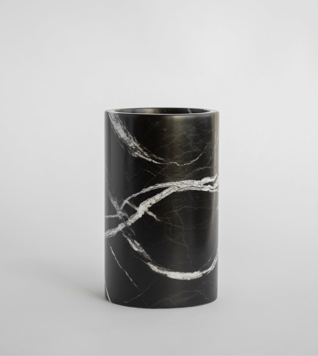 BLACK MARBLE WINE COOLER VASE Kiwano