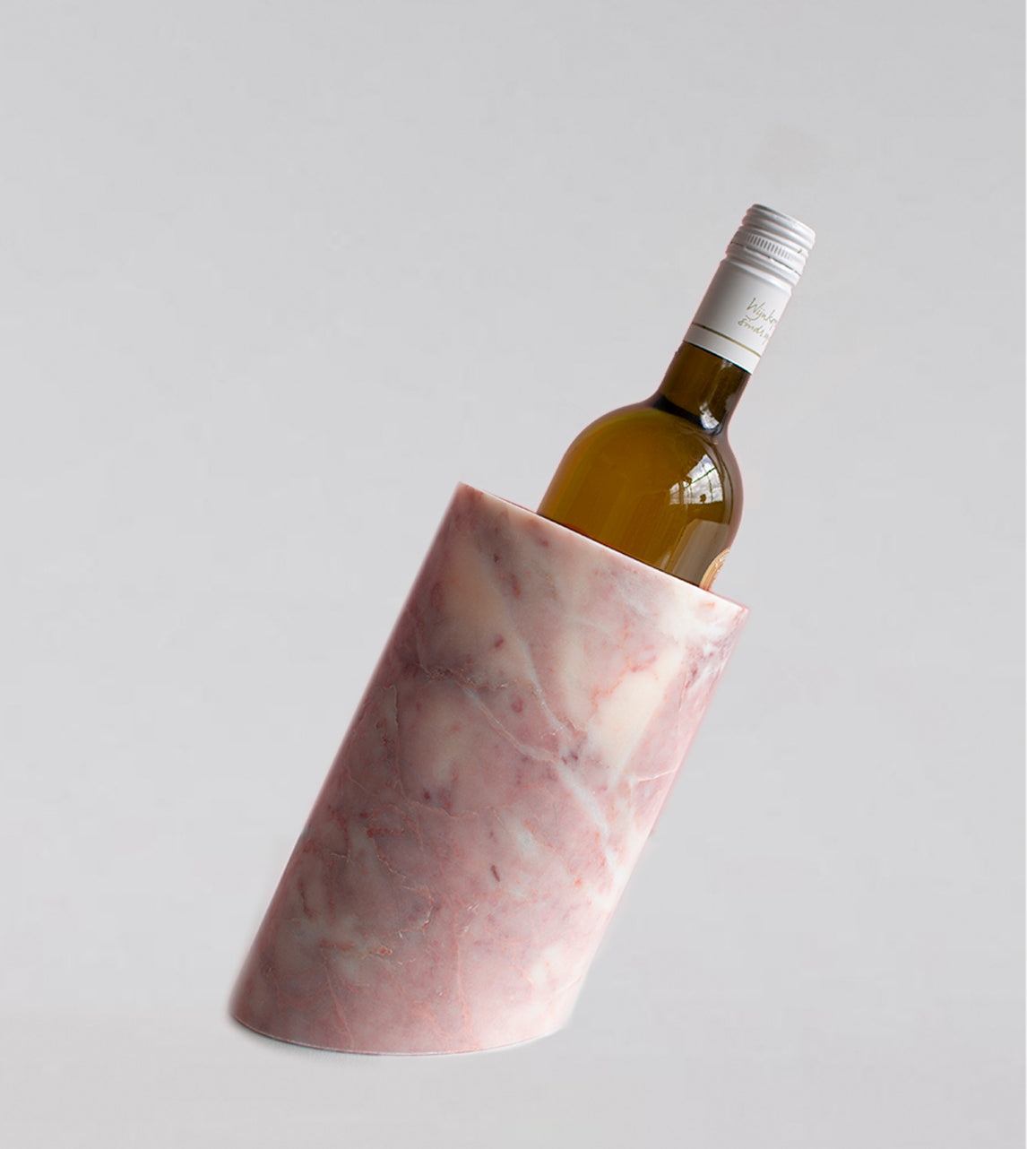 PINK MARBLE ANGLED WINE COOLER