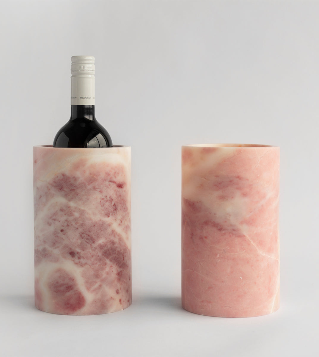 WINE CHILLER, PINK MARBLE, 50 OZ