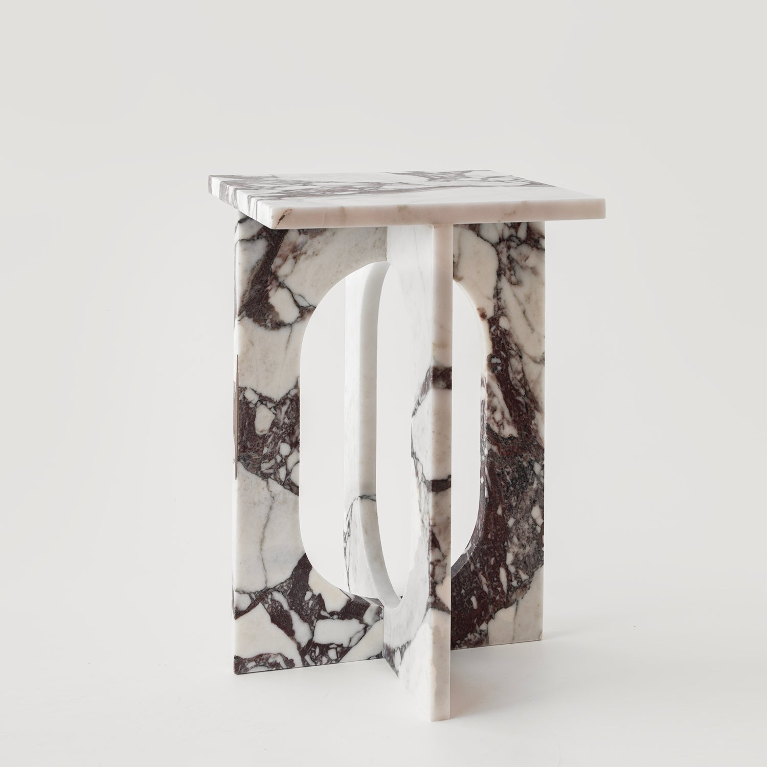 'BOND' SIDE TABLE - CALACATTA MARBLE