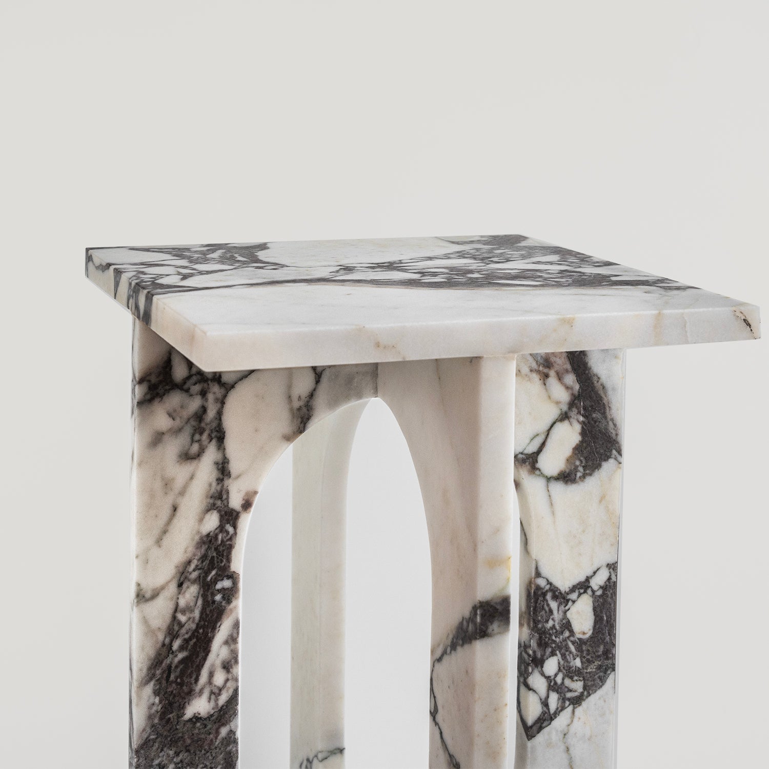 'BOND' SIDE TABLE - CALACATTA MARBLE