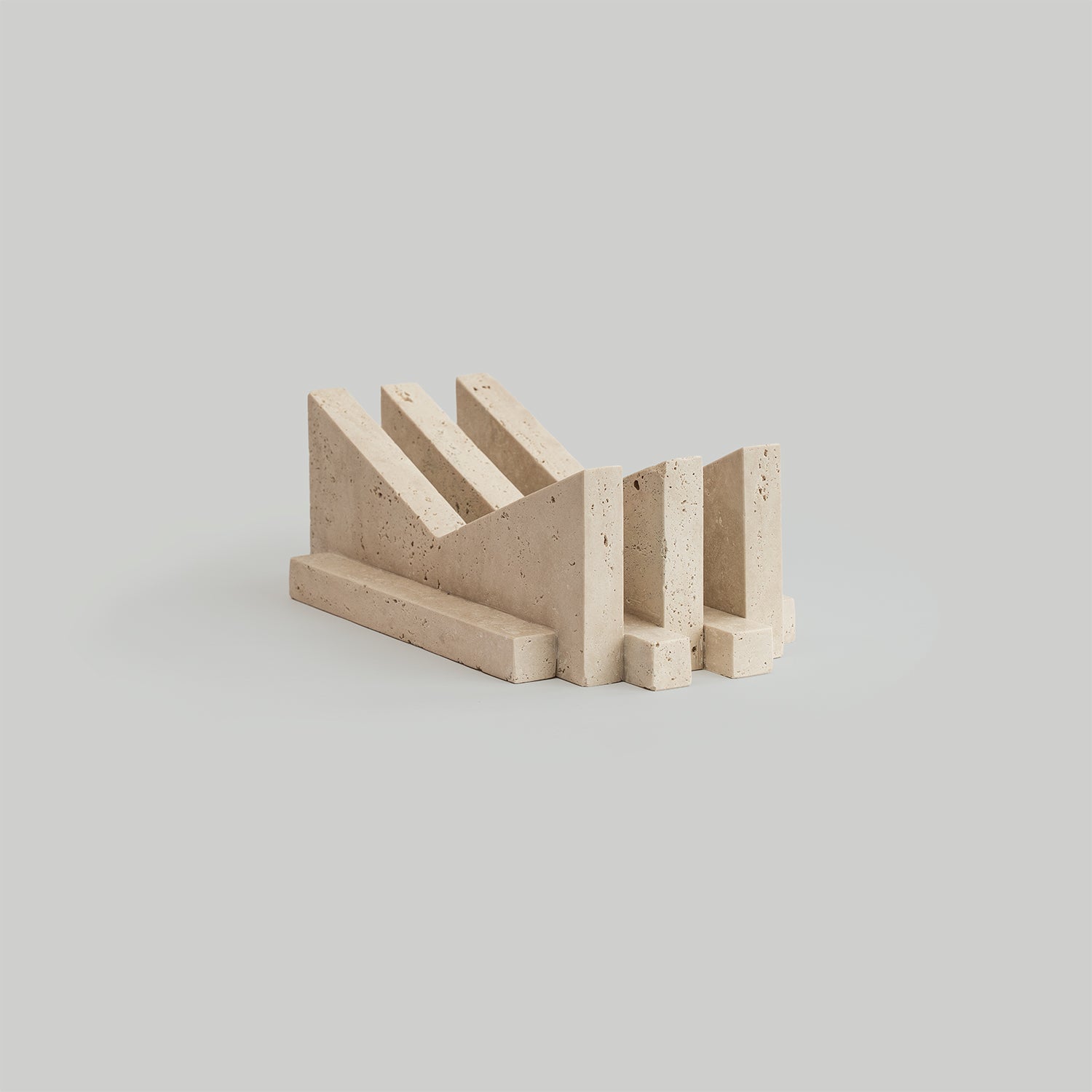 TRAVERTINE BOOKSTAND ‘MATHILDA’