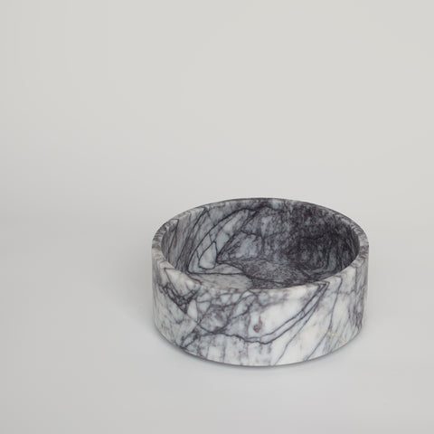 LILAC MARBLE CYLINDER BOWL