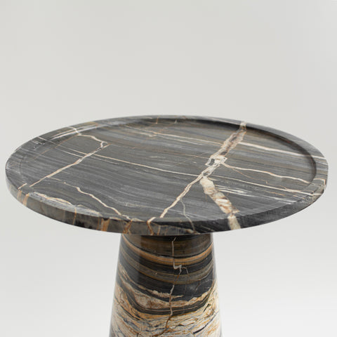 CONE SIDE TABLE | PICASSO MARBLE