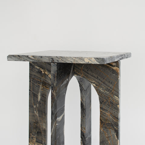 'BOND' SIDE TABLE - PICASSO MARBLE