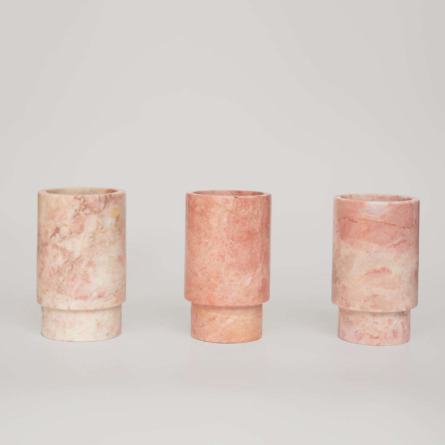 PINK MARBLE VASE AND WINE COOLER | SAMPLE SALE