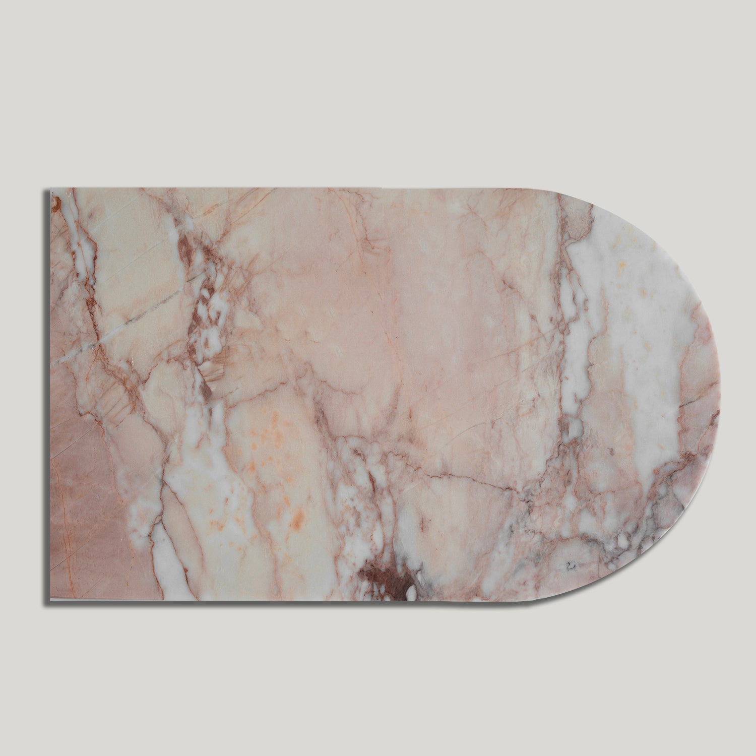 PINK MARBLE ARC PLATE XL