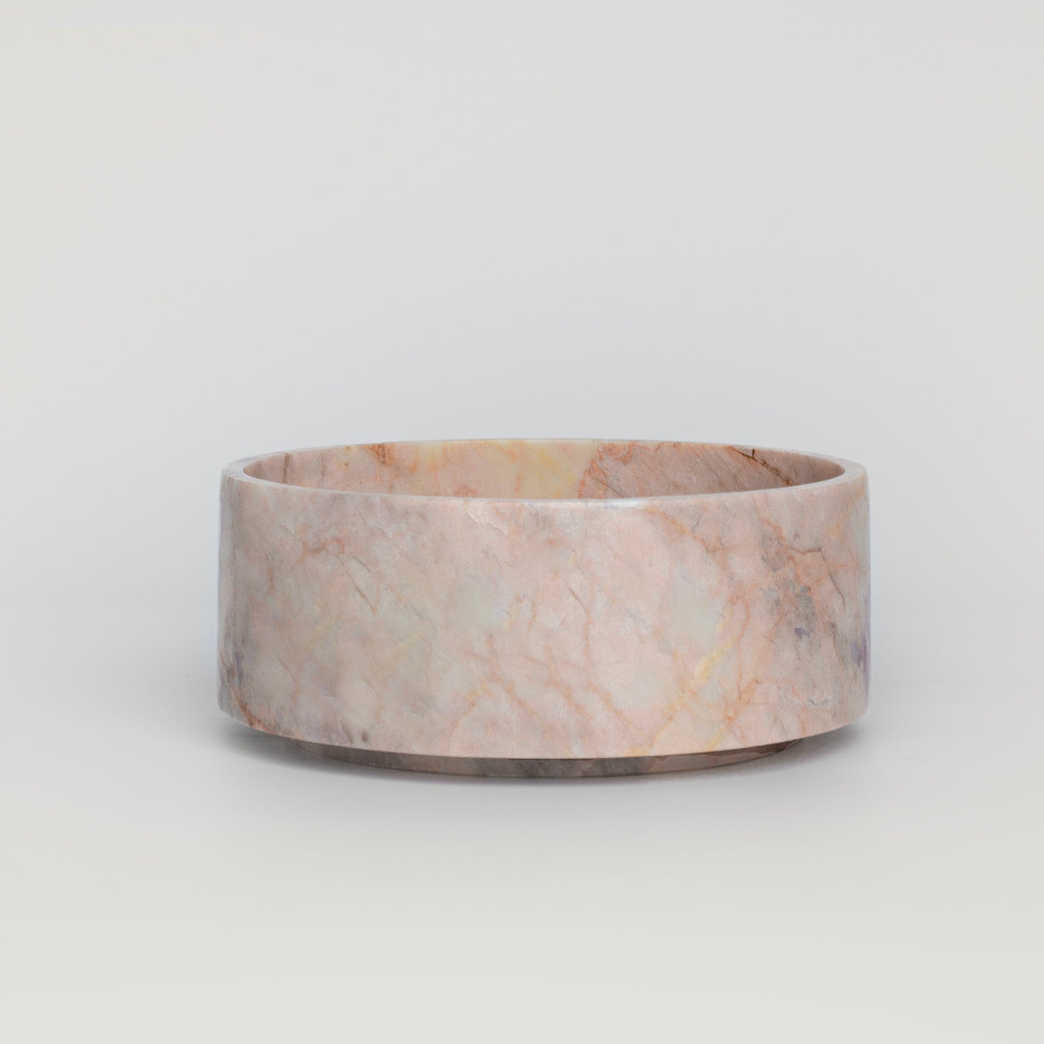 PINK MARBLE CYLINDER BOWL | Last items