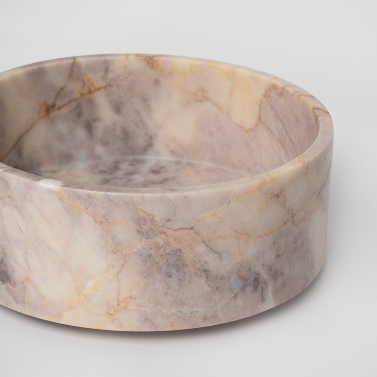 PINK MARBLE CYLINDER BOWL | Last items