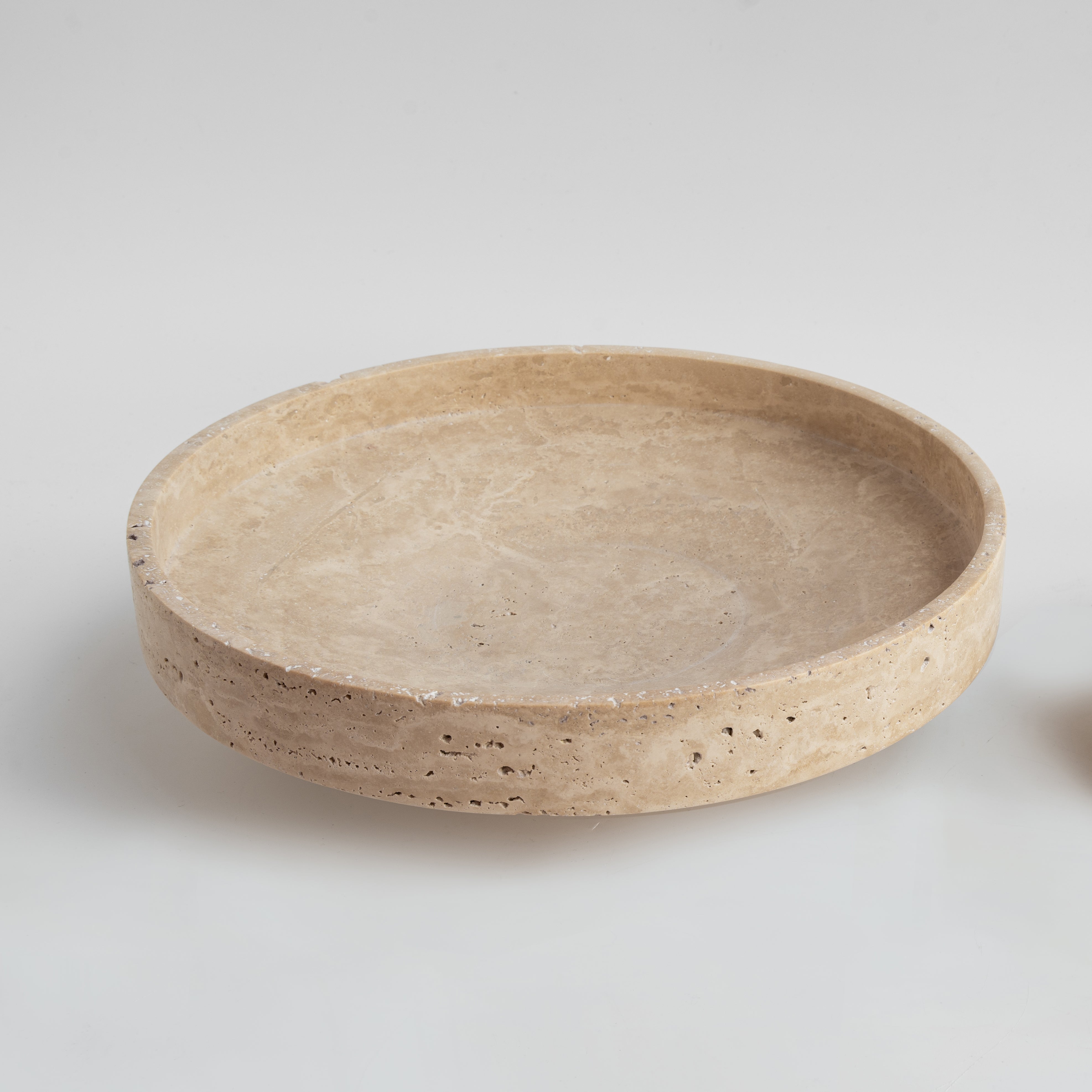 TRAVERTINE NARROW BOWL XL