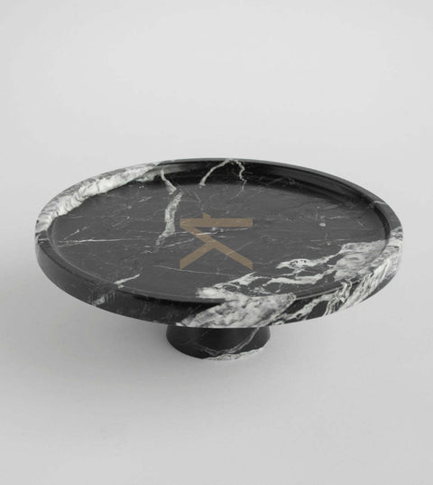 BLACK MARBLE CAKE STAND - [Kiwano_Concept]