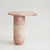 "BOLD" Pink Marble Bold Side Table
