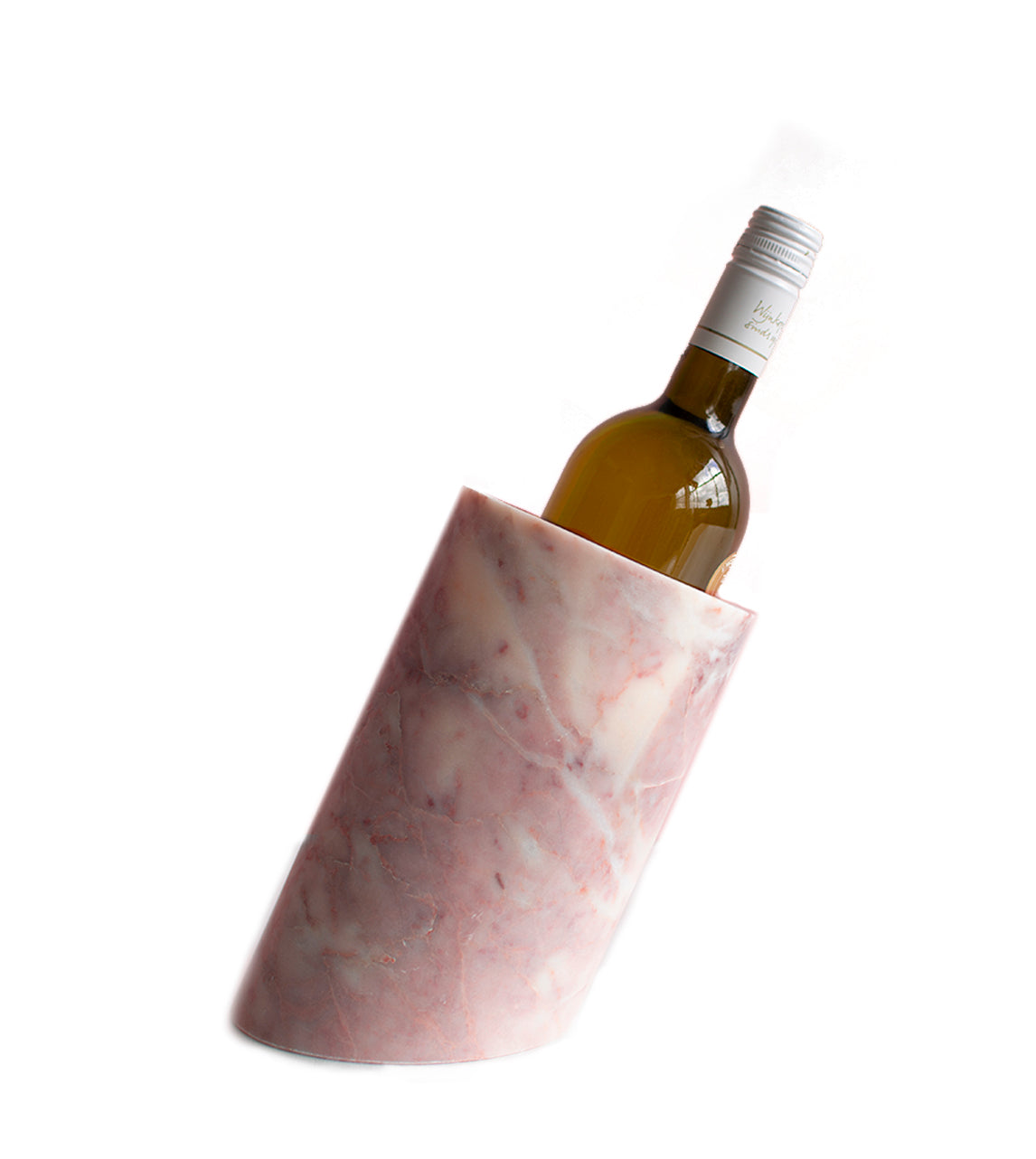 PINK MARBLE ANGLED WINE COOLER  |  SAMPLE SALE