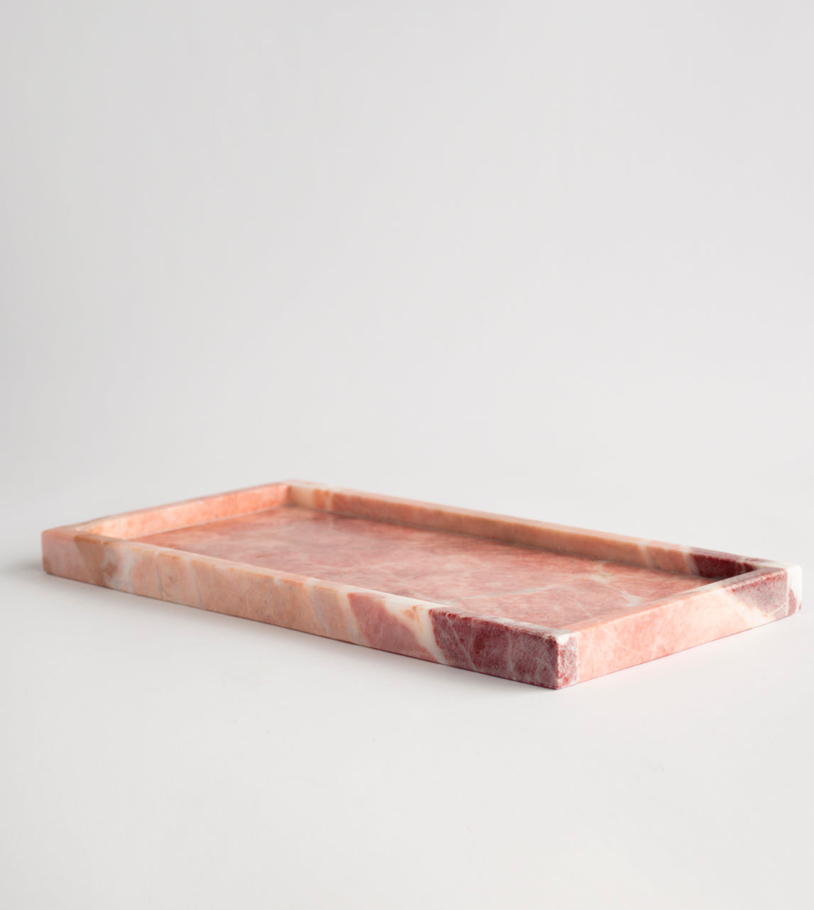 PINK MARBLE SQUARE BATHROOM ACCESSORIES SET - [Kiwano_Concept]