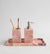PINK MARBLE SQUARE PEN AND TOOTHBRUSH HOLDER - [Kiwano_Concept]