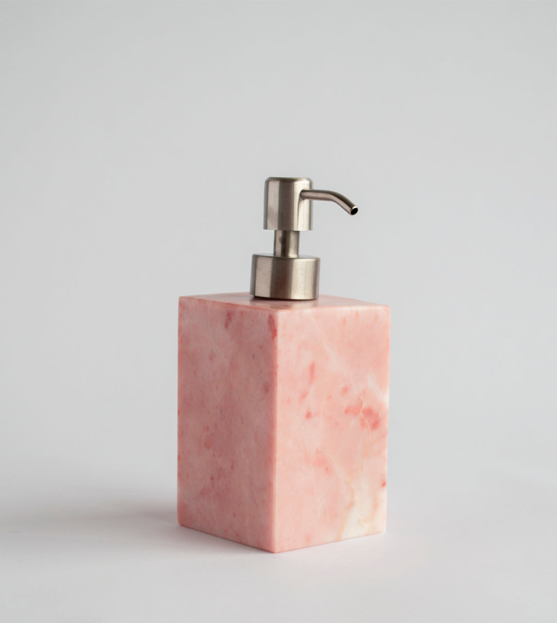 PINK MARBLE SQUARE BATHROOM ACCESSORIES SET - [Kiwano_Concept]