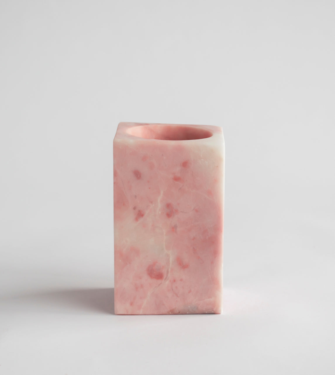 PINK MARBLE SQUARE BATHROOM ACCESSORIES SET - [Kiwano_Concept]