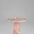 PINK MARBLE SIDE TABLE