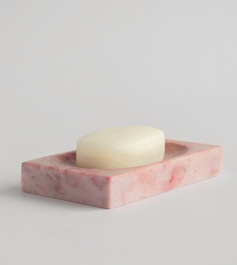 PINK MARBLE SOAP DISH - [Kiwano_Concept]