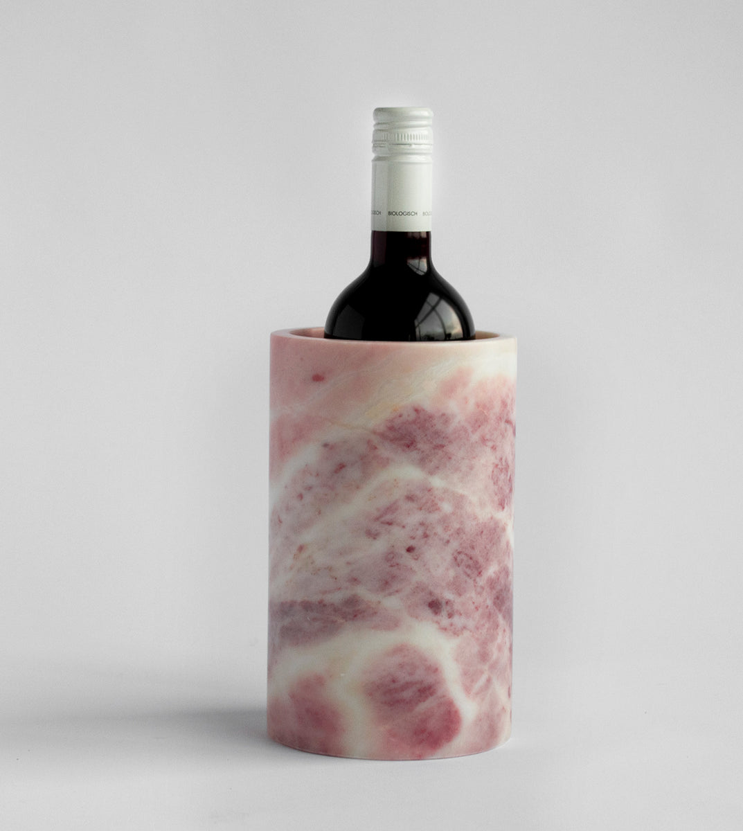 PINK MARBLE WINE COOLER SAMPLE SALE Kiwano