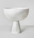 White Marble Pedestal Bowl Large - [Kiwano_Concept]
