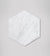 WHITE MARBLE HEXAGON PLATTER MEDIUM - [Kiwano_Concept]