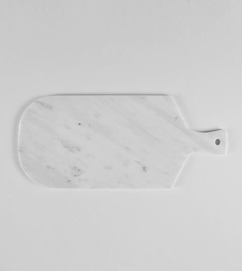 WHITE MARBLE SERVING AND CUTTING BOARD - [Kiwano_Concept]